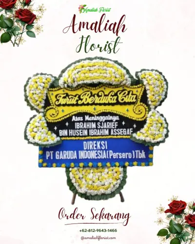Papan Bunga Duka di Cihurip